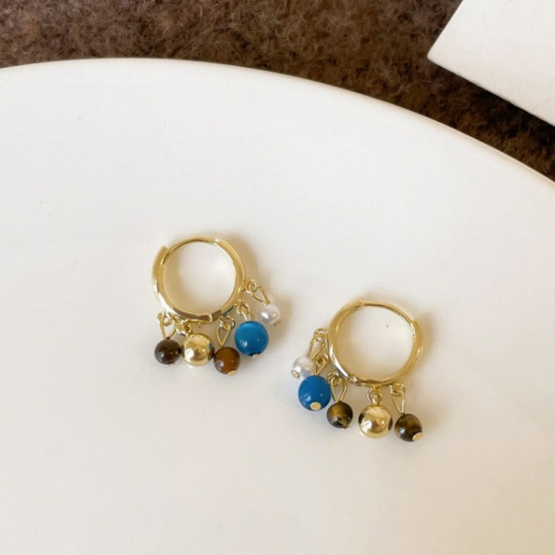 Pure Gilded Totem Huggies Earrings