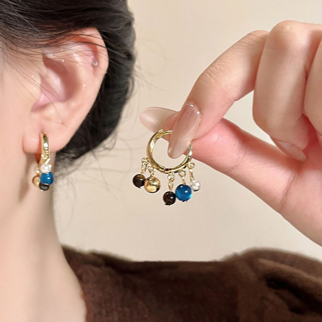 Pure Gilded Totem Huggies Earrings