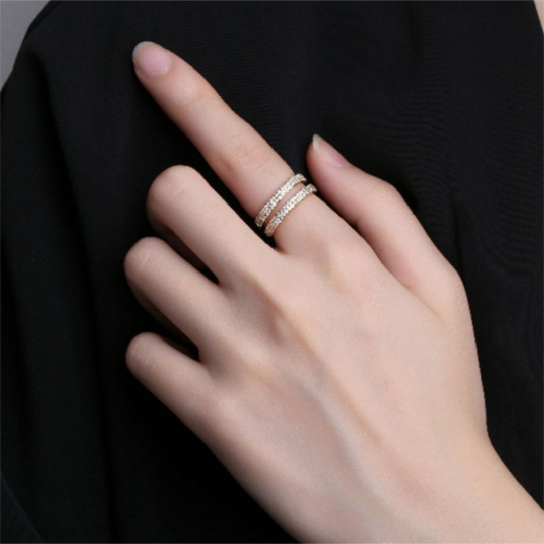 Double Line Eternity Ring