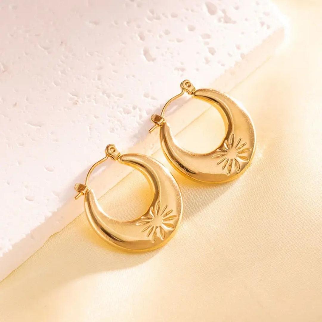 Eterna Shine Hoops Earrings