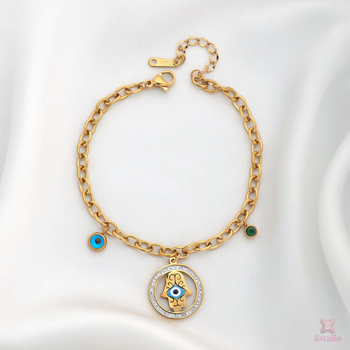 Hamsa & Evil Eye Bracelet
