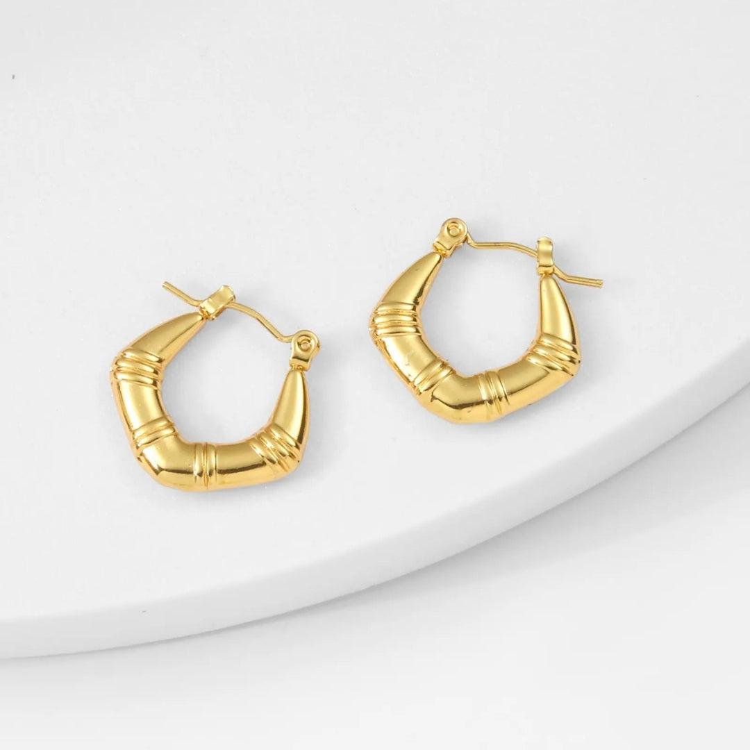 Gleaming Cupid Hoops Earrings