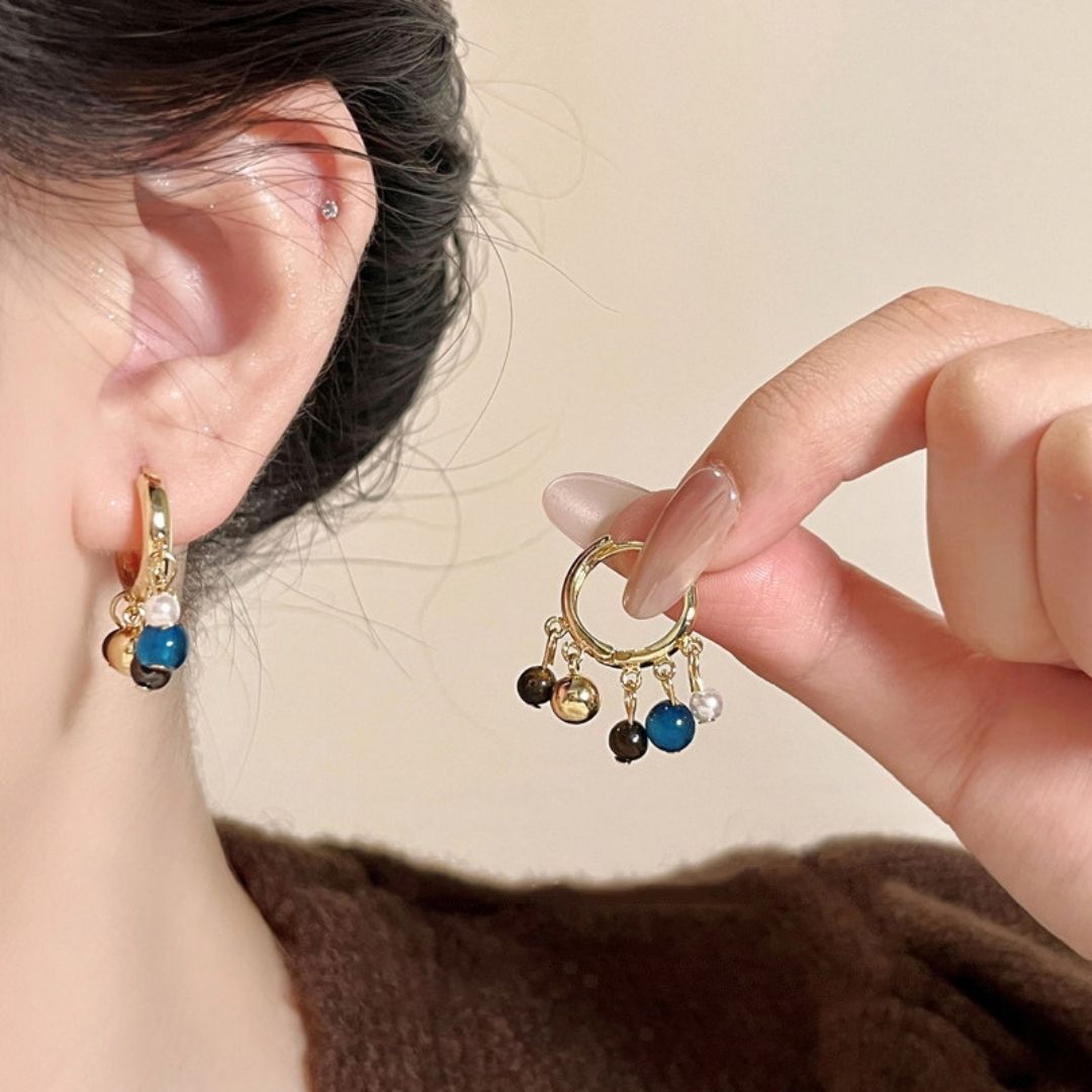 Pure Gilded Totem Huggies Earrings