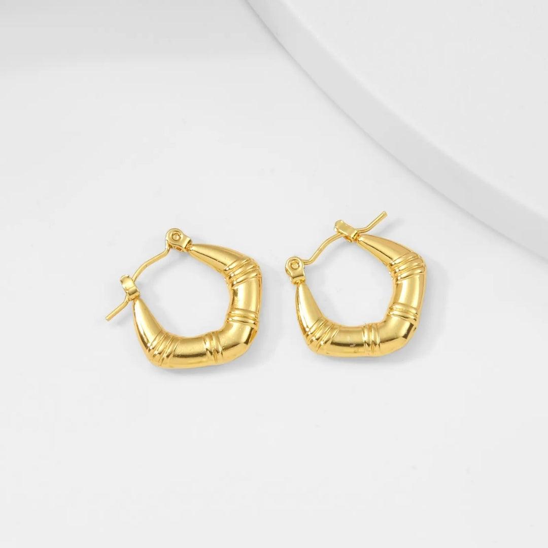 Gleaming Cupid Hoops Earrings