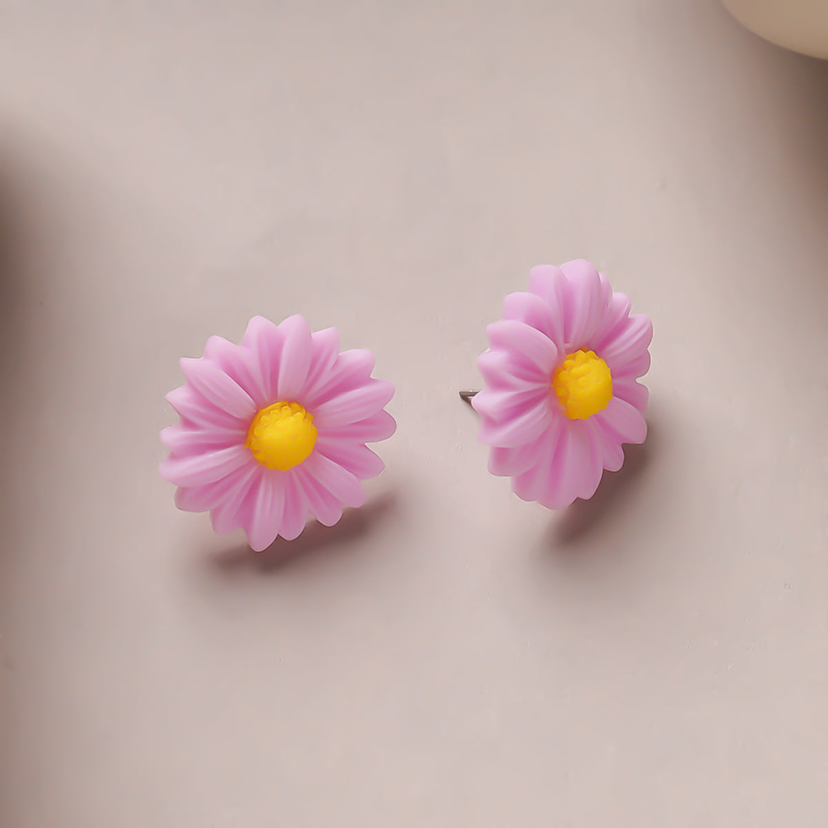 Colored Daisy Earrings