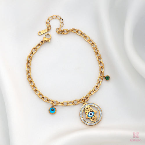 Hamsa & Evil Eye Bracelet