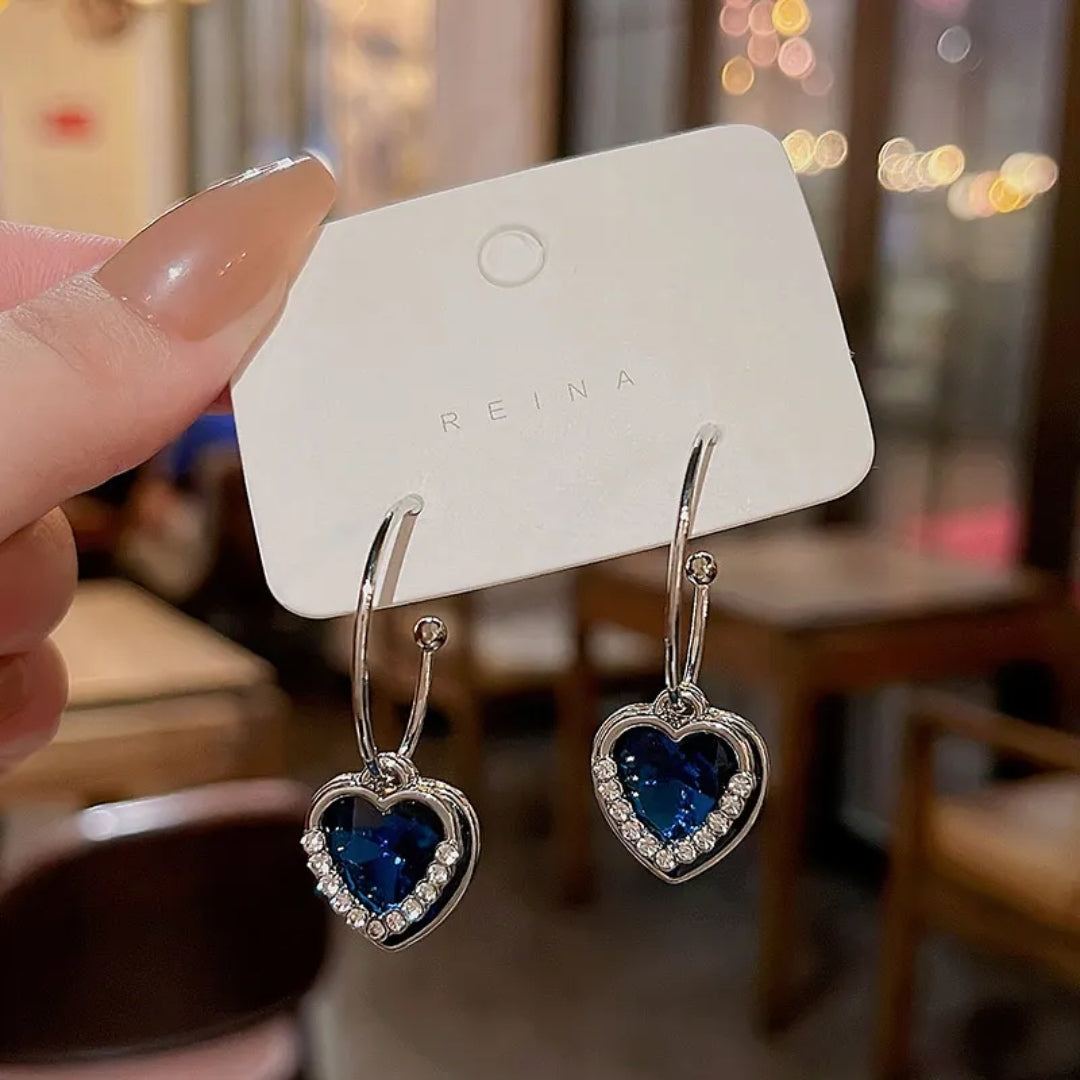 Deep Blue Desire Earrings