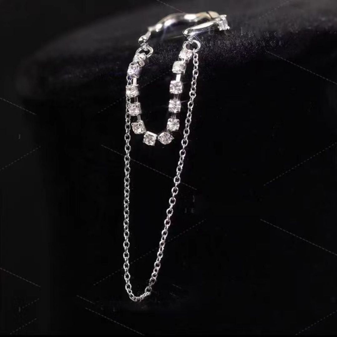 Midnight Streamer Cuffs Earrings (Both)