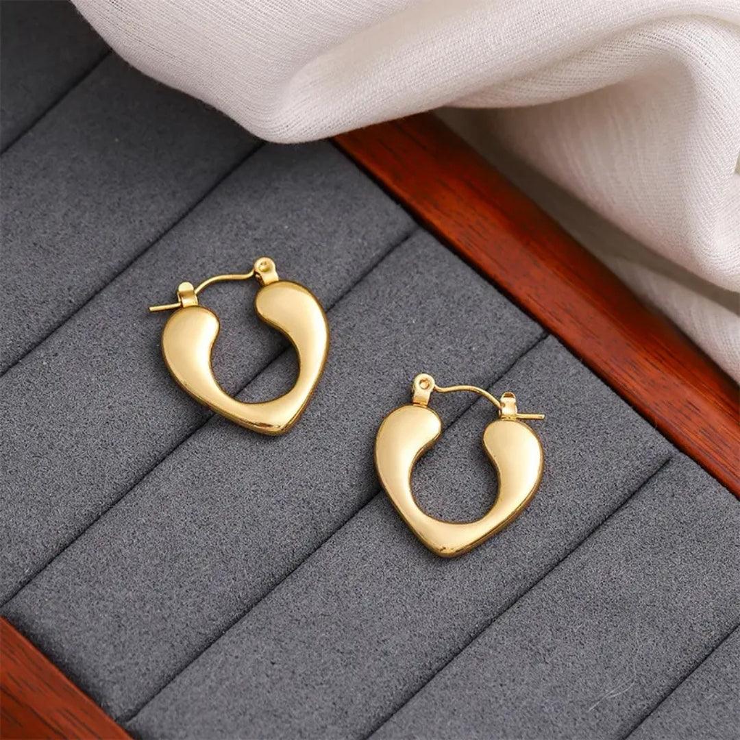 Lovely Hearts Hoops Earrings