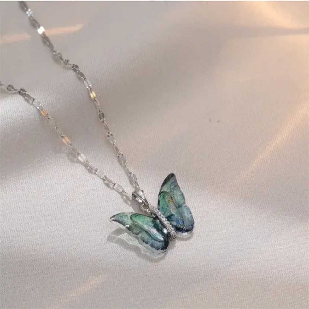 Crystal Butterfly Necklace