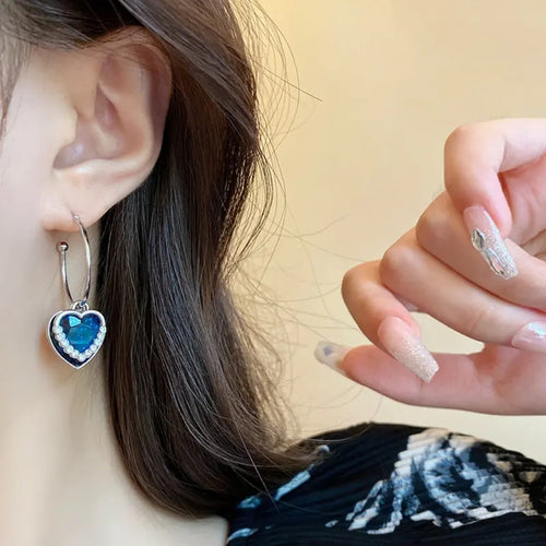Deep Blue Desire Earrings