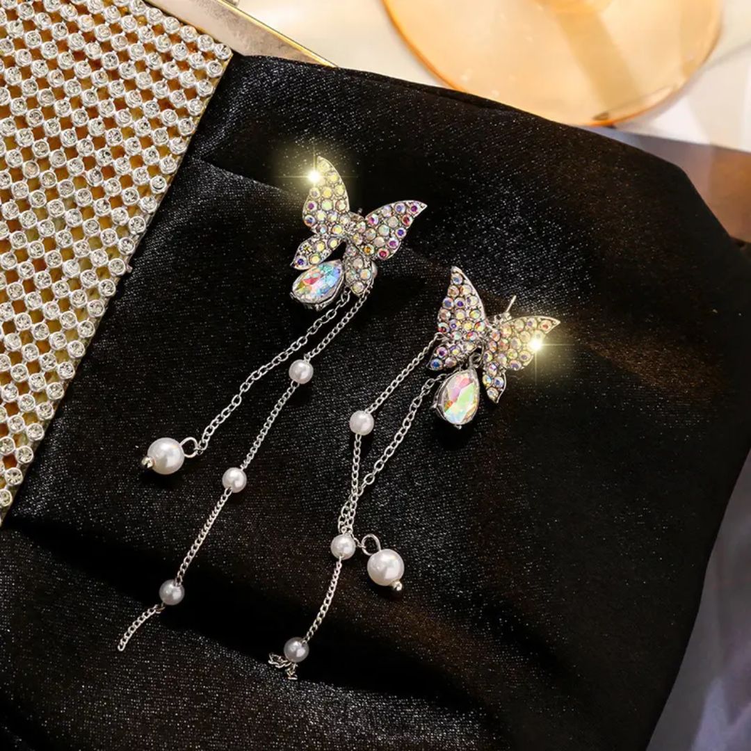 Social Butterfly Long Earrings