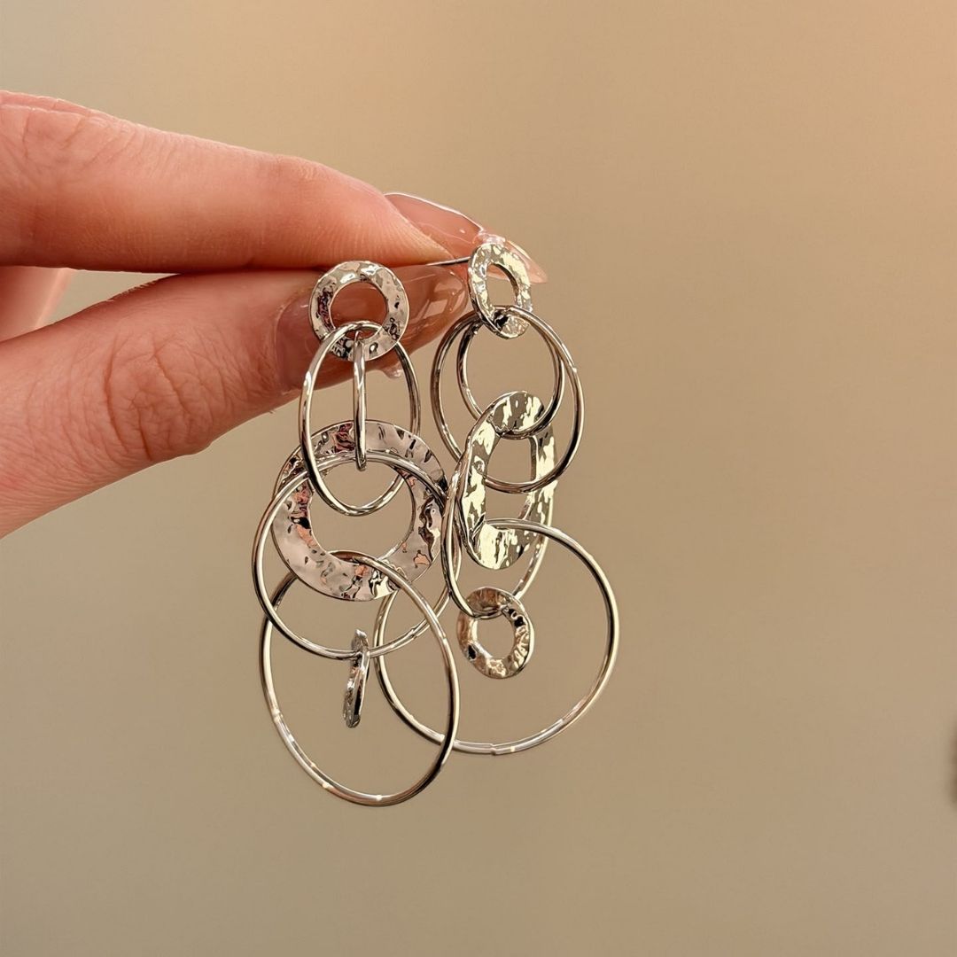 Metropolitan Tiered Ring Earrings