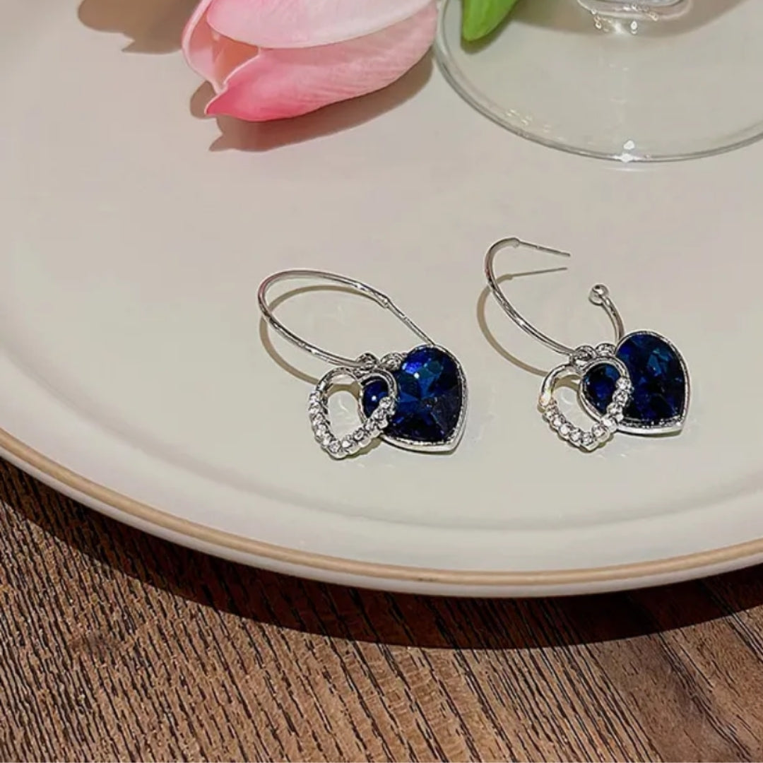 Deep Blue Desire Earrings