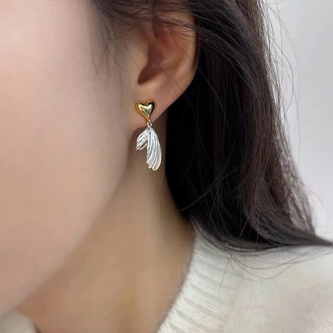 Love's Embrace Feather Earrings
