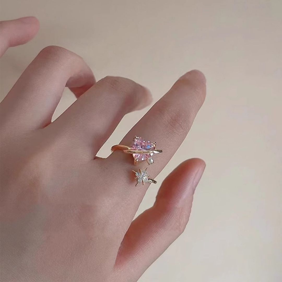 Pink Nova Wrap Ring
