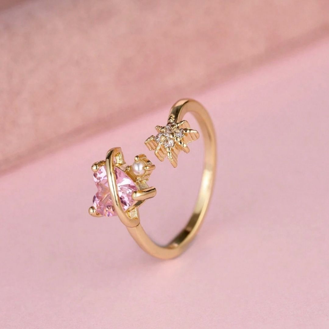 Pink Nova Wrap Ring