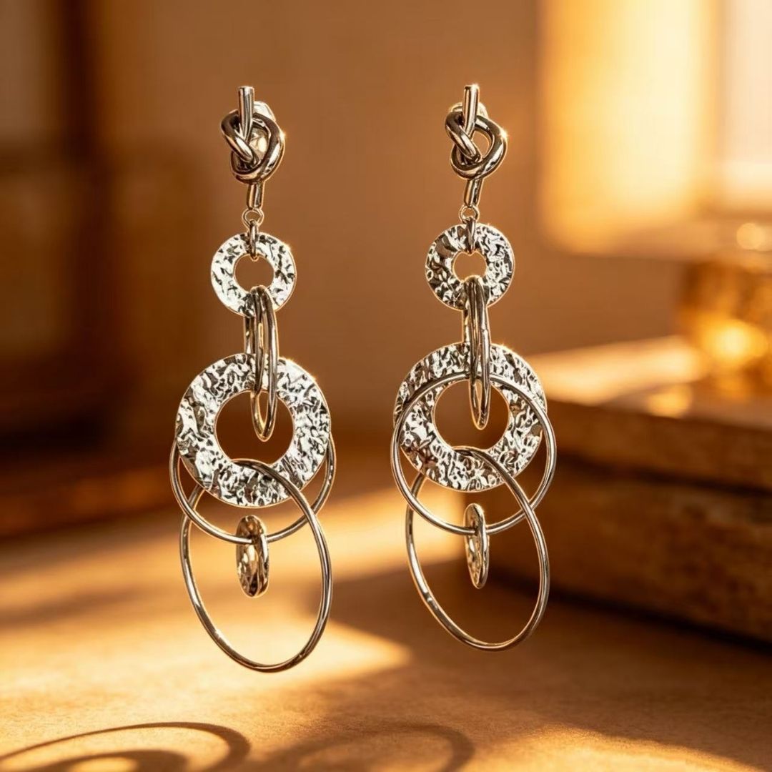 Metropolitan Tiered Ring Earrings