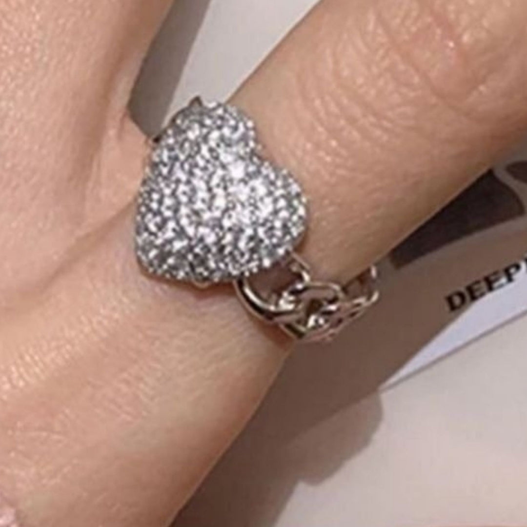 Sparkling Hearts Ring