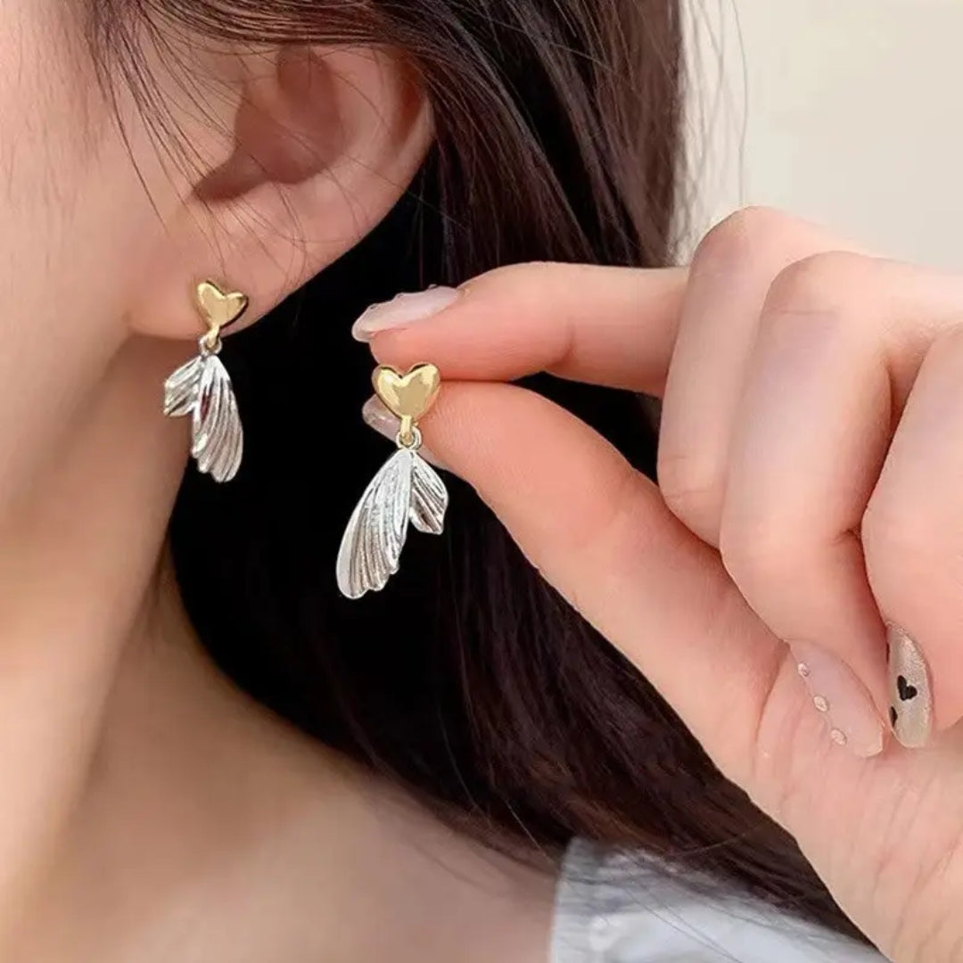 Love's Embrace Feather Earrings
