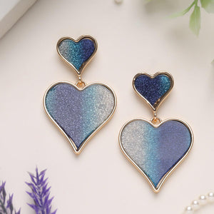 Gleam Heart Dangler Earrings