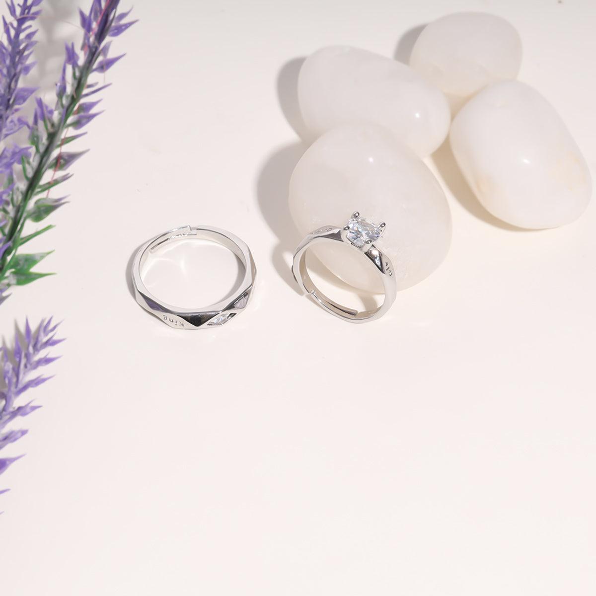 Aura Twins Couple Ring