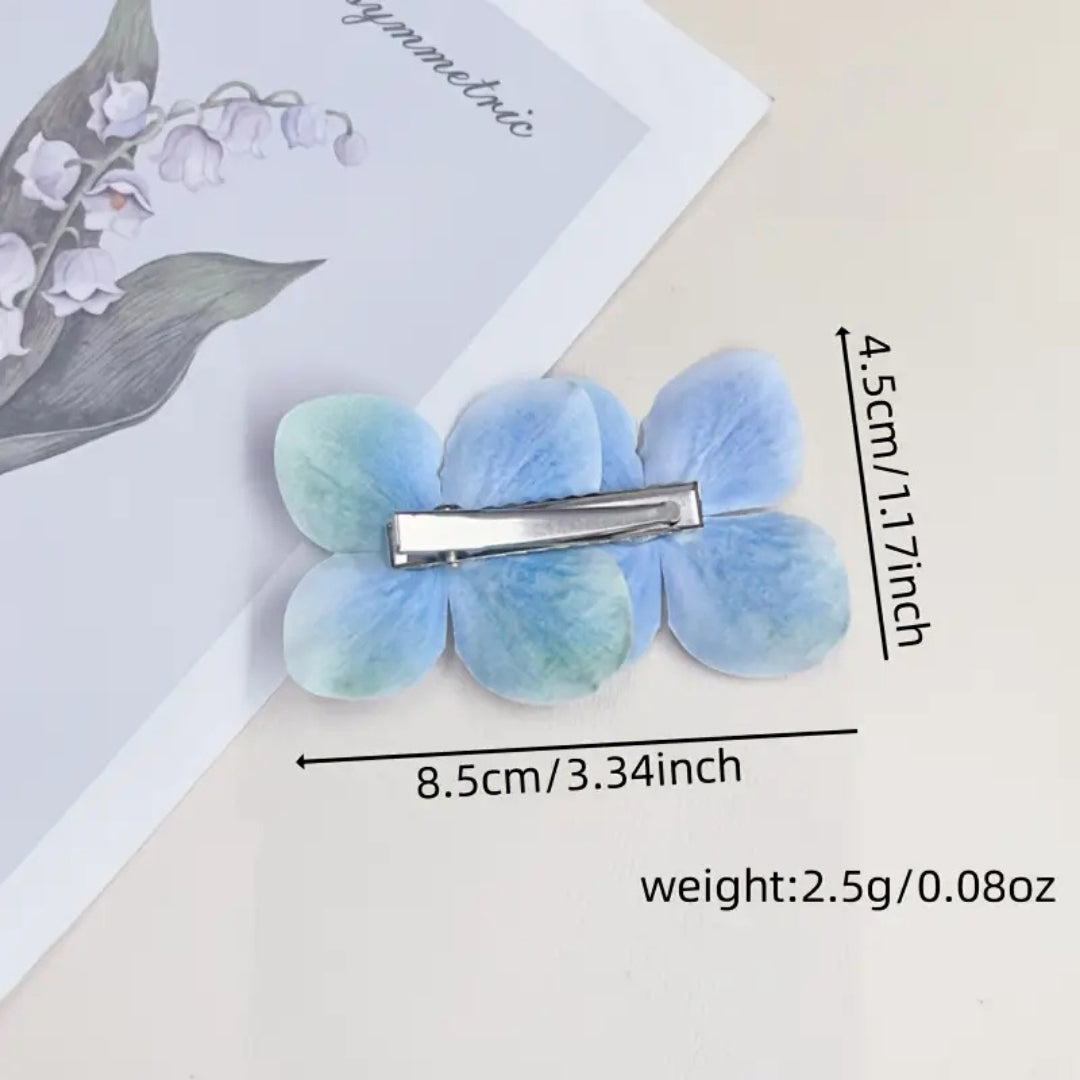 Sky Bloom Pearl Clip
