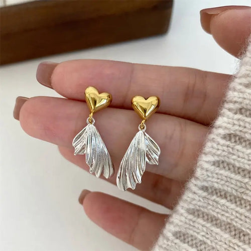 Love's Embrace Feather Earrings