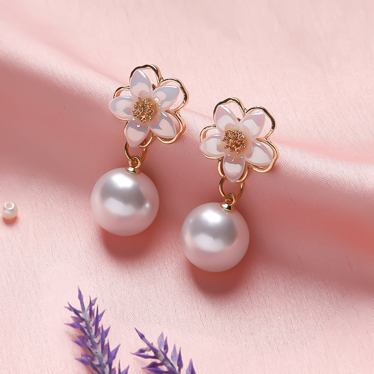 Pearl Blossom Earrings
