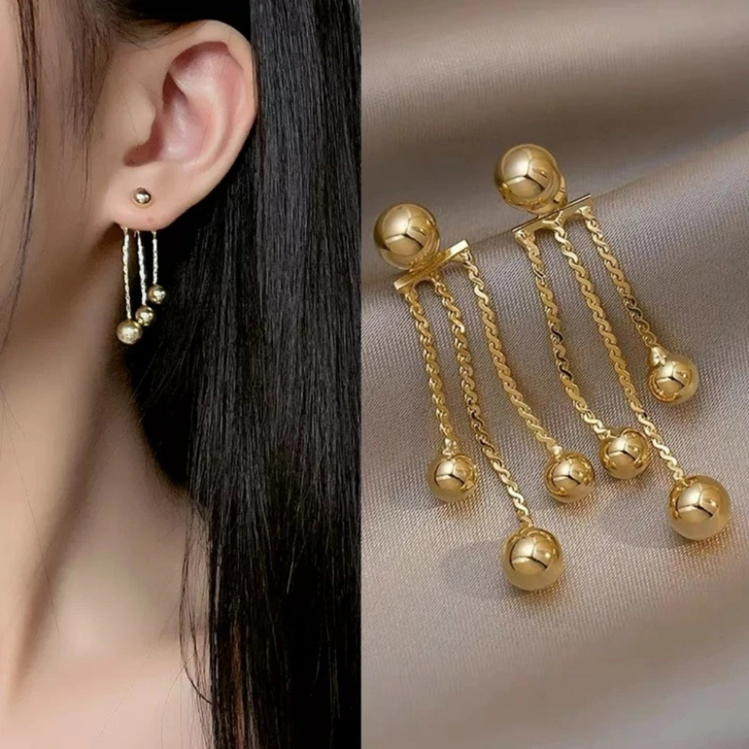 Golden Orbit Earrings