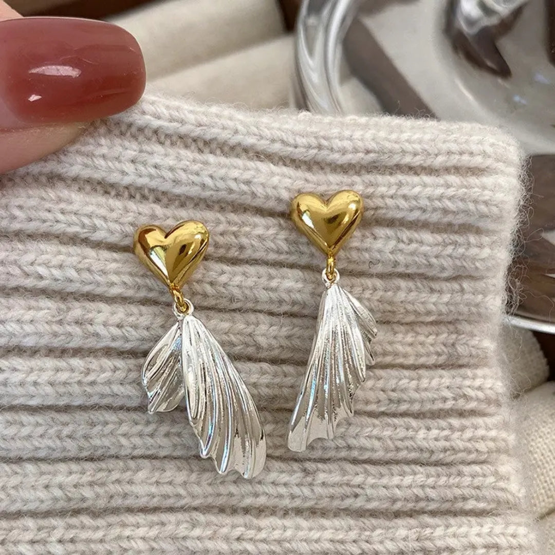 Love's Embrace Feather Earrings