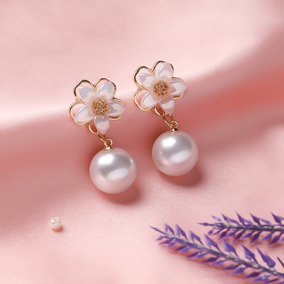Pearl Blossom Earrings