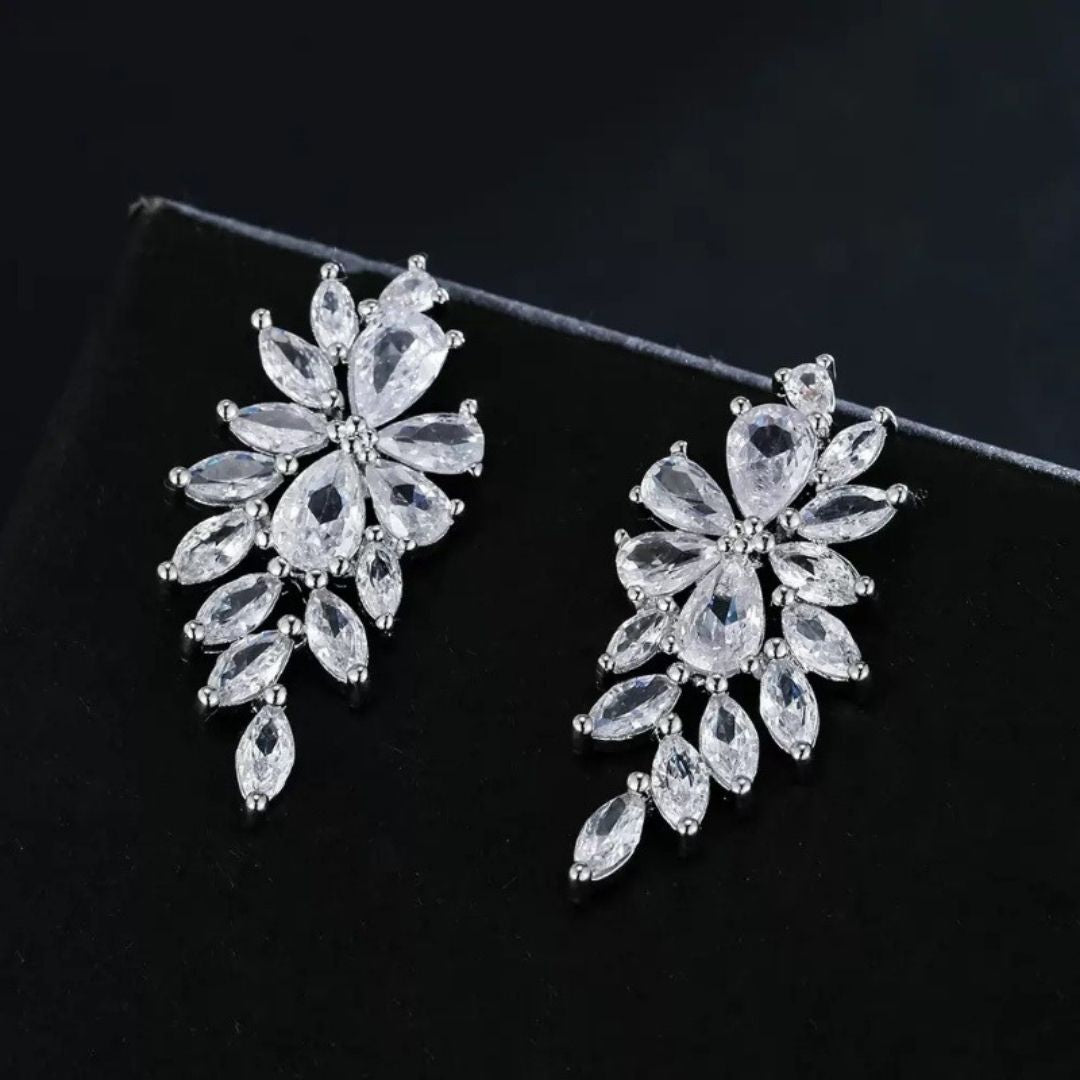 Sterling Blossom Tiers Earrings