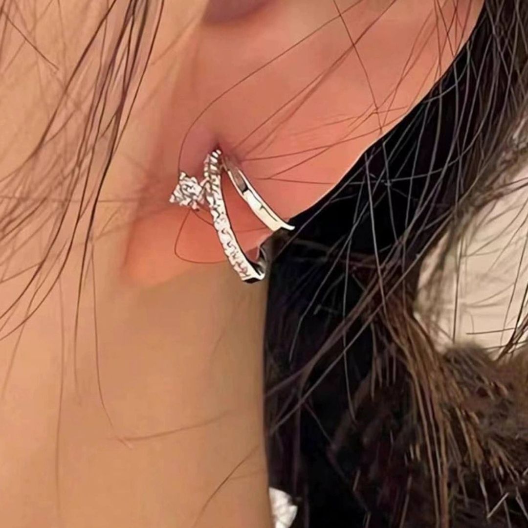 Celestial Triple-Stream Studs Earrings
