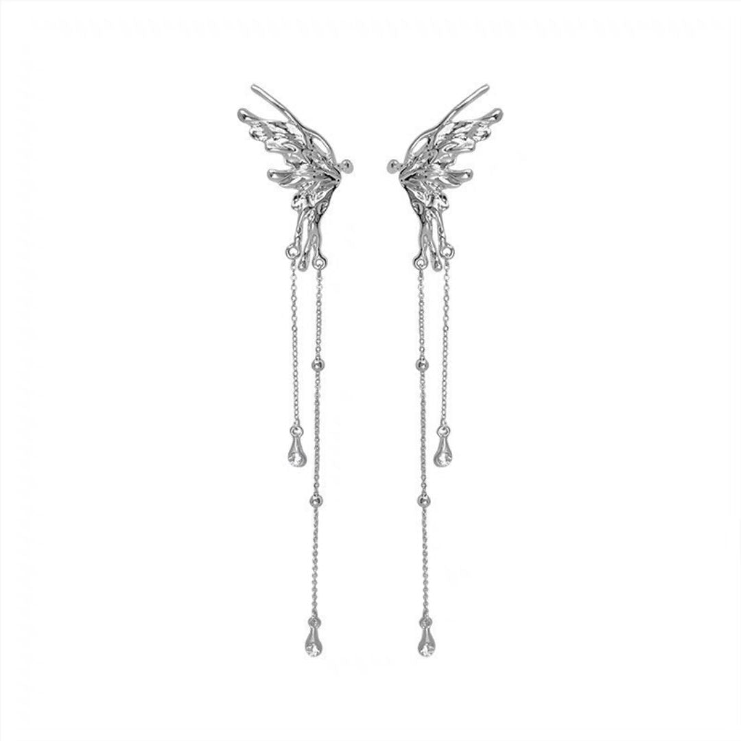 Angel Whisper Dangle Ear Wrap Earrings
