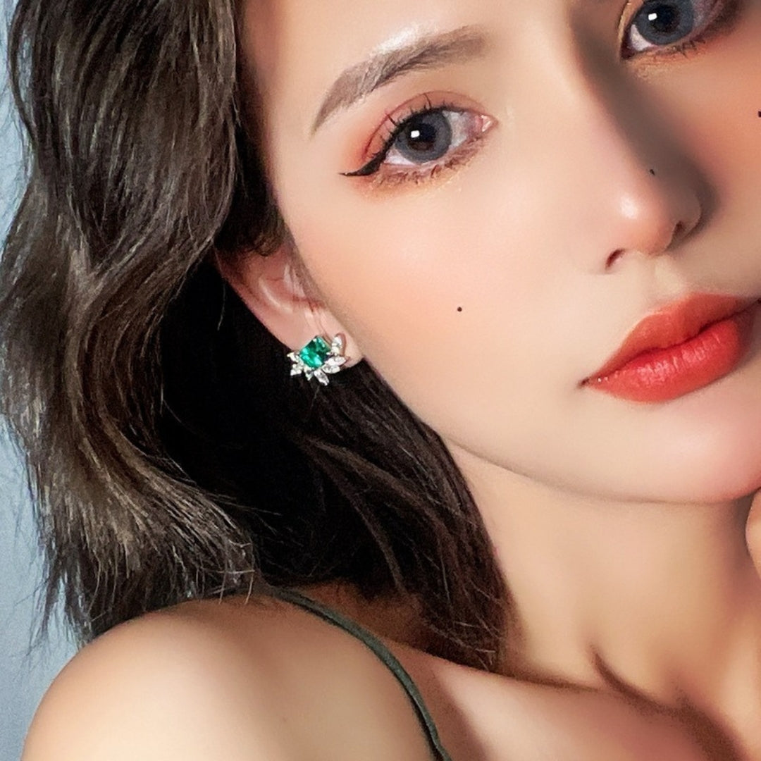Elysian Aquamarine Glamour Earrings