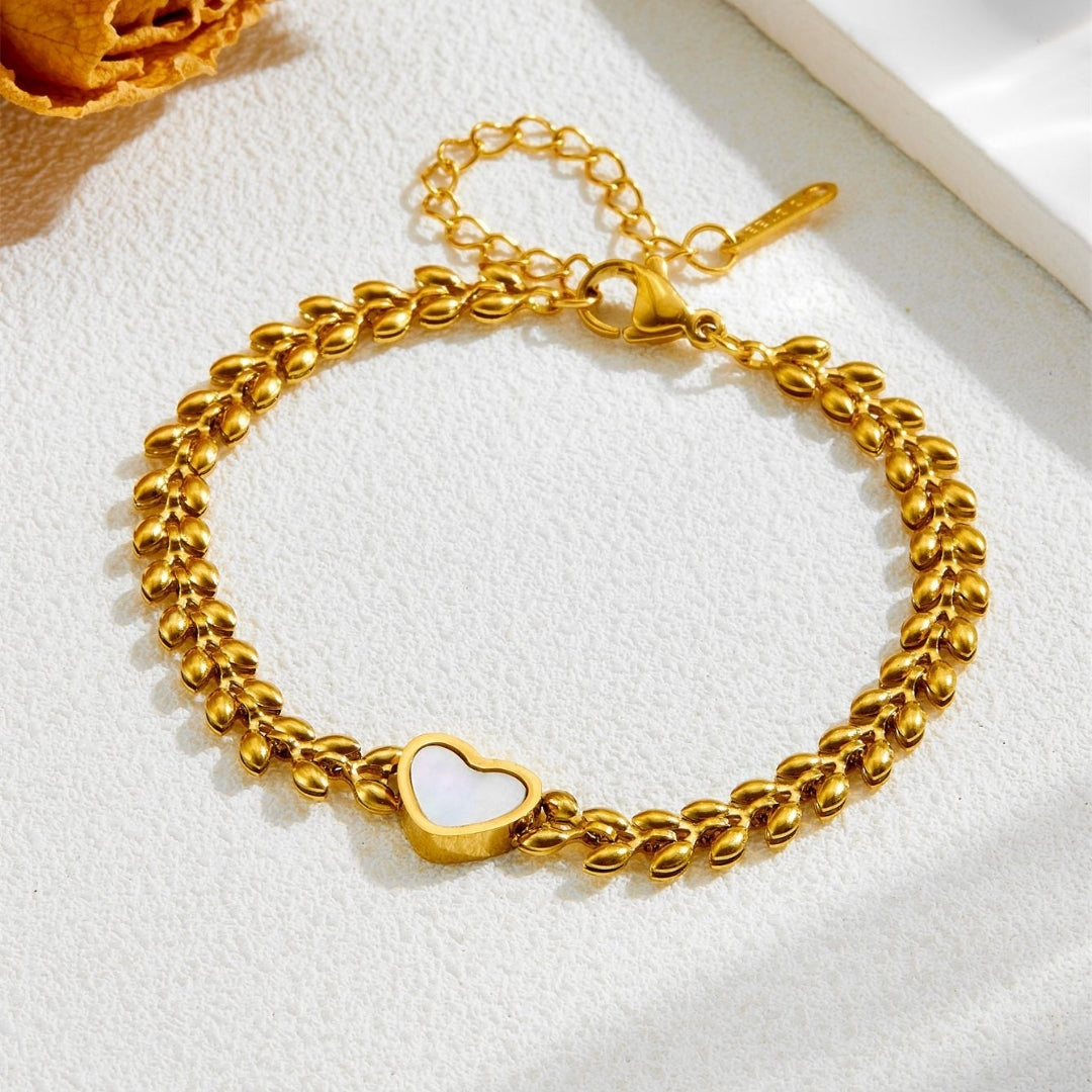 Sacred Heart Foliage Bracelet