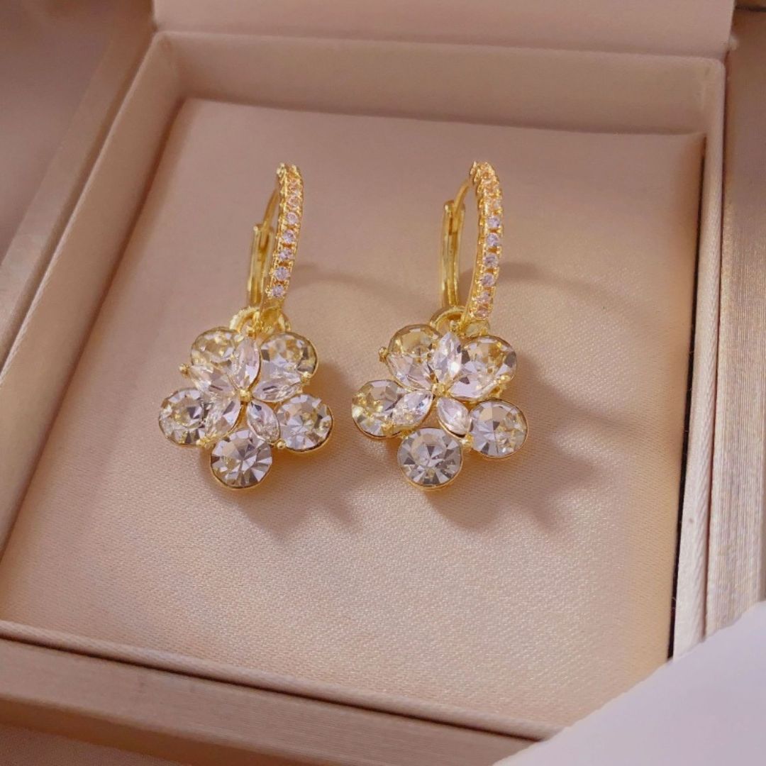 Ethereal Floral Drops Earrings