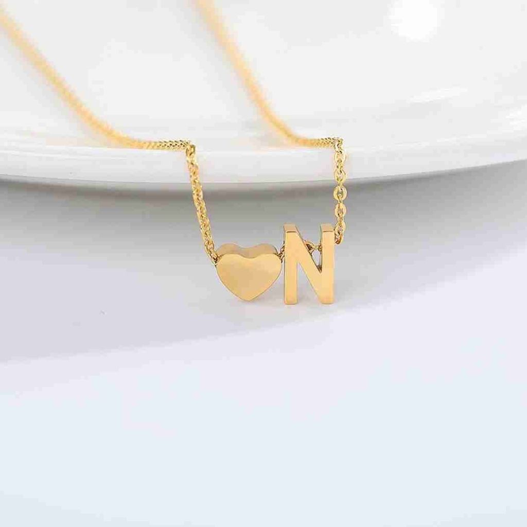 N Heart Neckpiece