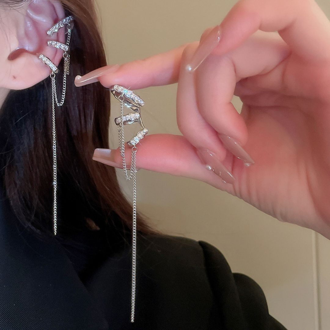 Elegance Edge Ear Cuff Earrings