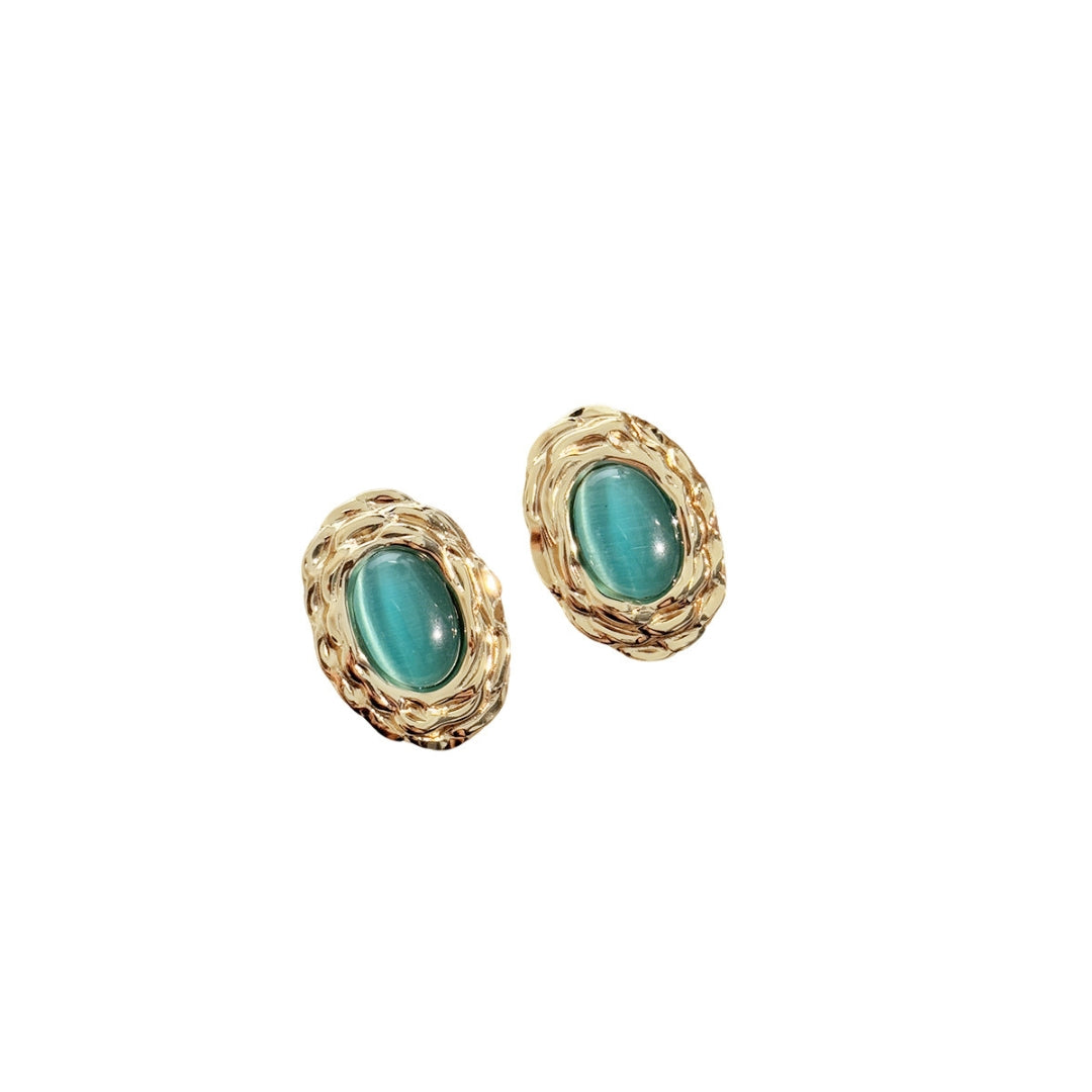 Turquoise Twirl Earrings