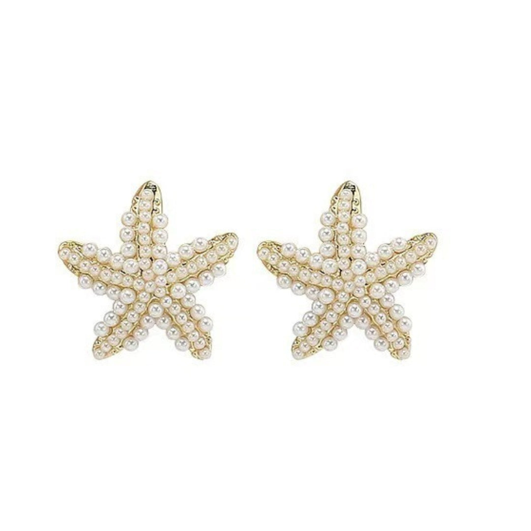 Golden Sea Star Earrings