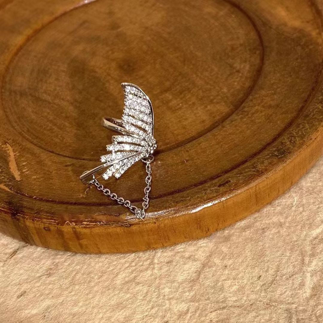 Sparkling Seraph Cuff Earrings