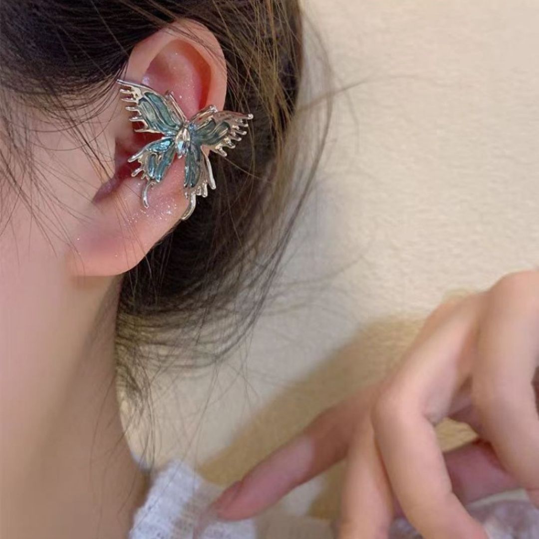 Shimmering Morpho Earrings