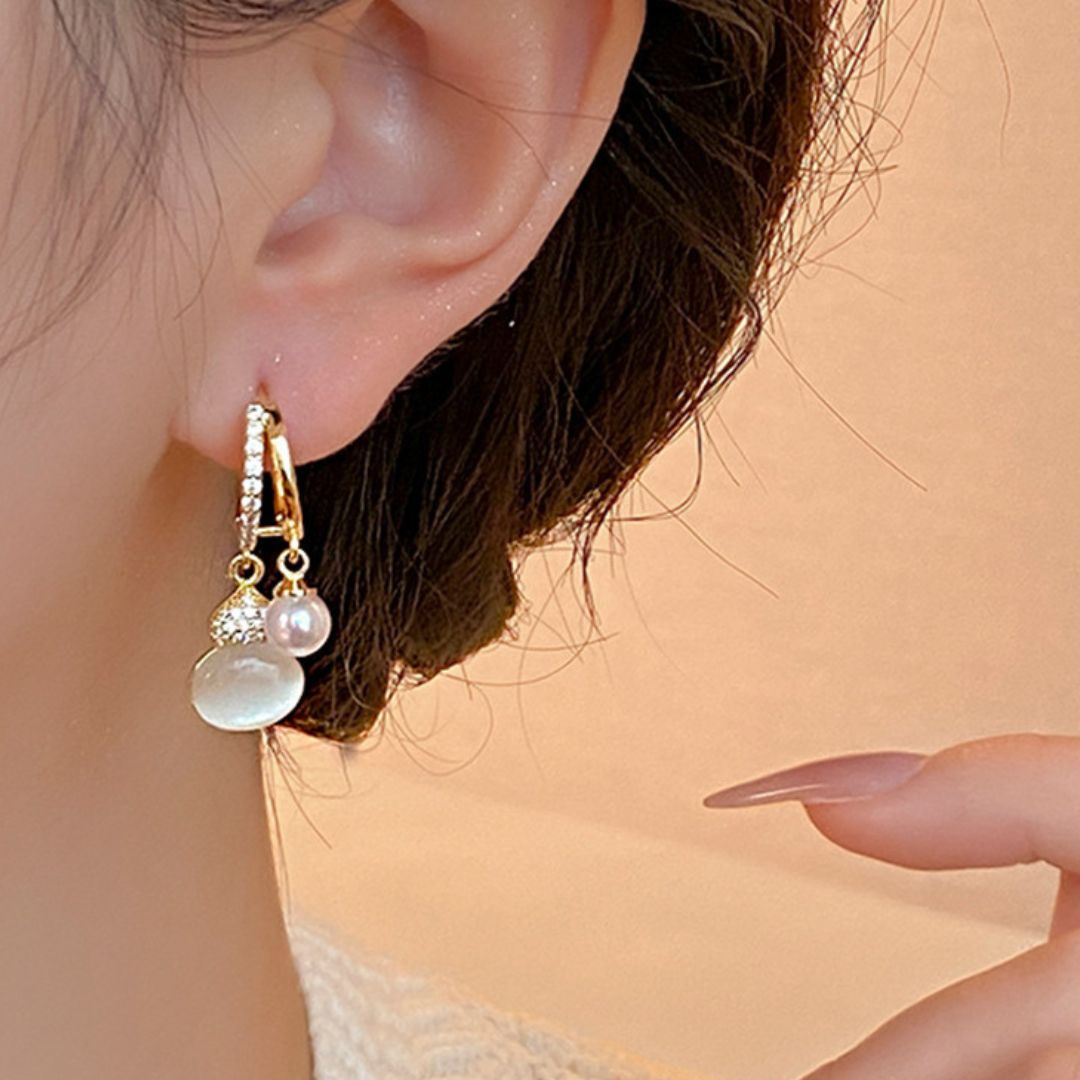 Pearly Cascade Earrings