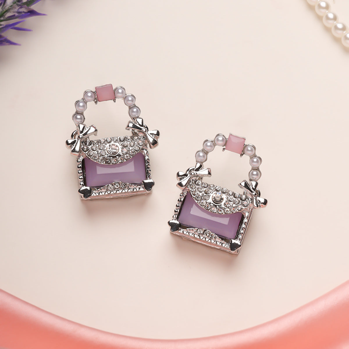 Tiny Tote Dangles Earrings
