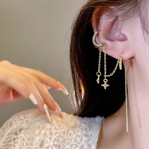 Celestial Cascade Earrcuff (single ear)