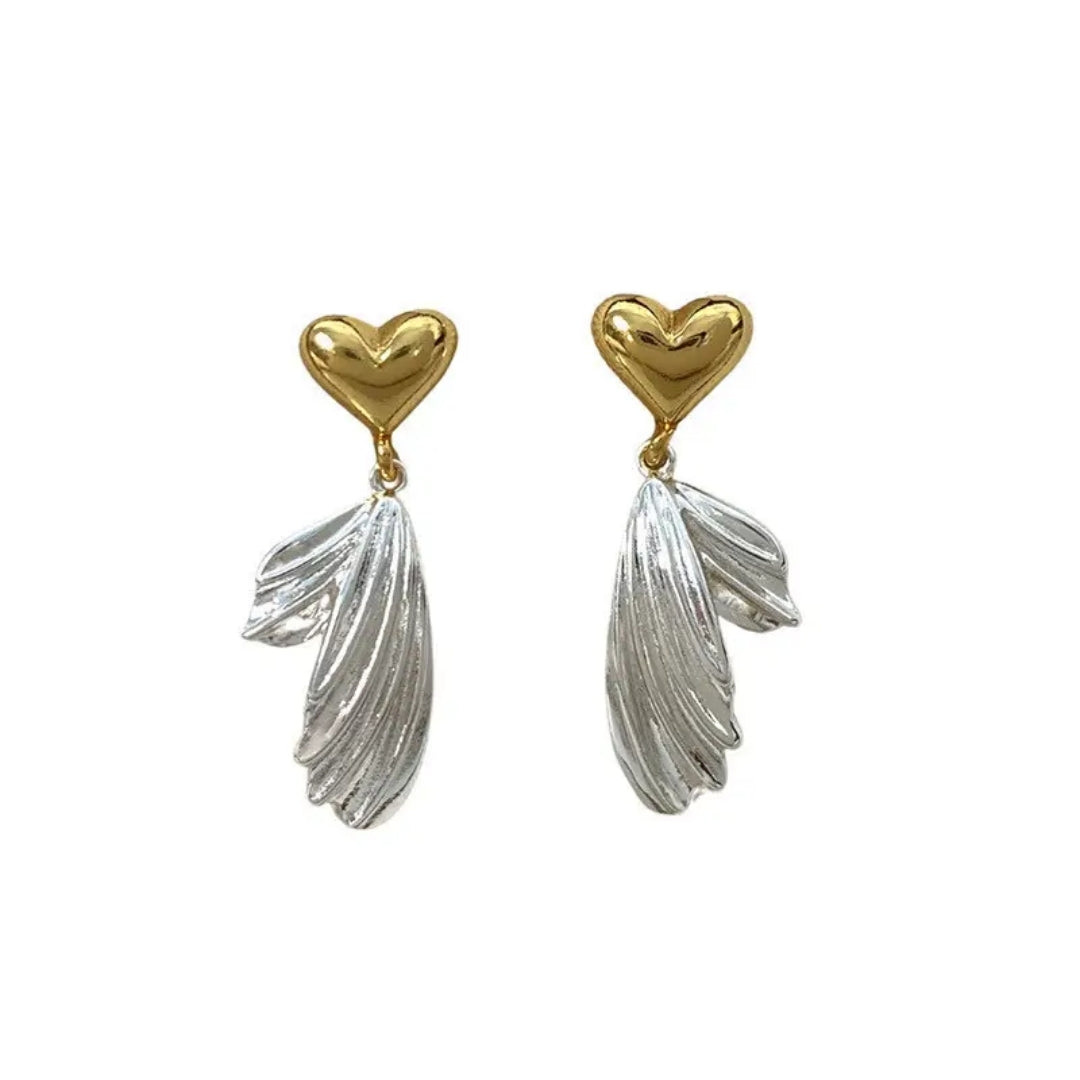 Love's Embrace Feather Earrings