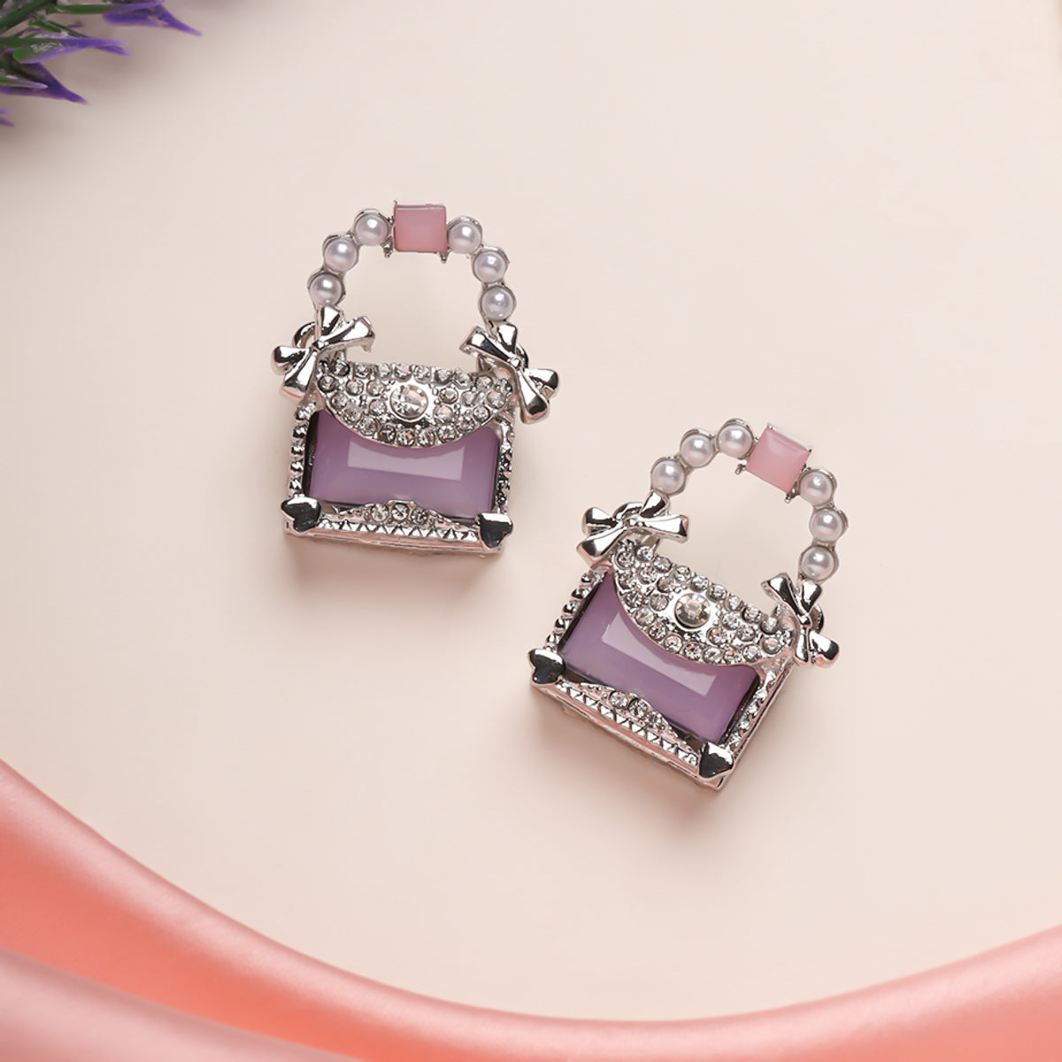 Tiny Tote Dangles Earrings