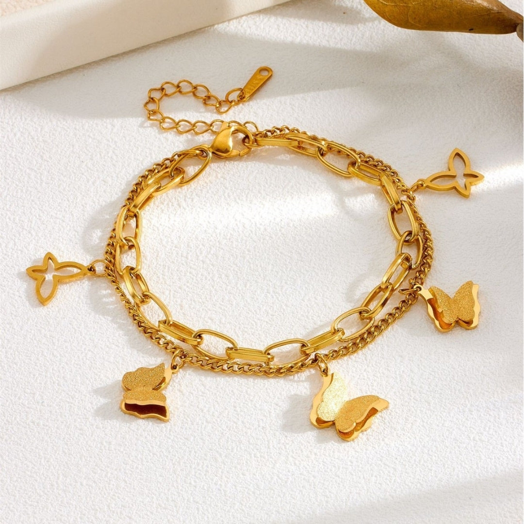 Monarch Charm Bracelet